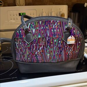 Multicolor Patterned Women's Shoulder Bag